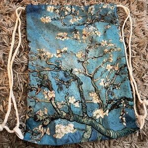 Van Gogh immersive experience rope bag new blue and cream new